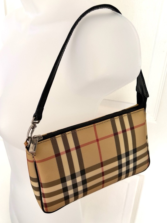 Burberry Handbags - VINTAGE Burberry Bag Beige Nova Check Handbag Y2k 90s Pochette